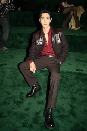 Milan, Milan Women s Fashion Week: Fall Winter 2025 - Gucci Fashion Show - Guests Milan, Milan Women s Fashion Week: Fall Winter 2025 - Women s Fashion, Fall Winter 2025.- Gucci fashion show - guests in the photo: Sean Xiao MILAN Italy  Copyright: xIPA ABACAx