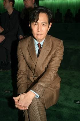 Milan, Milan Women s Fashion Week: Fall Winter 2025 - Gucci Fashion Show - Guests Milan, Milan Women s Fashion Week: Fall Winter 2025 - Women s Fashion, Fall Winter 2025.- Gucci fashion show - guests in the photo: Lee Jungjae MILAN Italy  Copyright: xIPA ABACAx