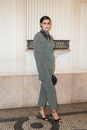 Milan, Milan Women s Fashion Week: Fall Winter 2025 26 - Women s Fashion, Fall Winter 2025 26.- Alberta Ferretti fashion show - guests - In the photo: Alice Sabatini  Copyright: xRiccardoxGIordanox xipa-agency.netx xRiccardoxGiordanox IPA_Agency_IPA54568337