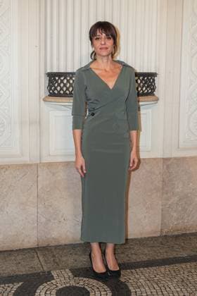 Milan, Milan Women s Fashion Week: Fall Winter 2025 26 - Women s Fashion, Fall Winter 2025 26.- Alberta Ferretti fashion show - guests - In the photo: Vanessa Scalera  Copyright: xRiccardoxGIordanox xipa-agency.netx xRiccardoxGiordanox IPA_Agency_IPA54568416