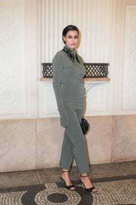 Milan, Milan Women s Fashion Week: Fall Winter 2025 26 - Alberta Ferretti fashion show - guests Milan, Milan Women s Fashion Week: Fall Winter 2025 26 - Women s Fashion, Fall Winter 2025 26.- Alberta Ferretti fashion show - guests - In the photo: Alice Sabatini MILAN Italy  Copyright: xIPA ABACAx