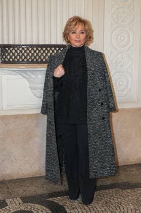 Milan, Milan Women s Fashion Week: Fall Winter 2025 26 - Alberta Ferretti fashion show - guests Milan, Milan Women s Fashion Week: Fall Winter 2025 26 - Women s Fashion, Fall Winter 2025 26.- Alberta Ferretti fashion show - guests - In the photo: Alberta Ferretti MILAN Italy  Copyright: xIPA ABACAx