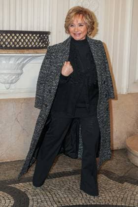 Milan, Milan Women s Fashion Week: Fall Winter 2025 26 - Alberta Ferretti fashion show - guests Milan, Milan Women s Fashion Week: Fall Winter 2025 26 - Women s Fashion, Fall Winter 2025 26.- Alberta Ferretti fashion show - guests - In the photo: Alberta Ferretti MILAN Italy  Copyright: xIPA ABACAx