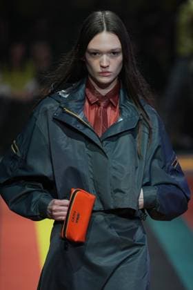 Milan, Milan Women s Fashion Week: Fall Winter 2025 26 - K—WAY Runway Show Milan, Milan Women s Fashion Week: Fall Winter 2025 26 - Women s Fashion, Fall Winter 2025 26 - K-Way fashion show - catwalk in the photo: Model MILAN Italy  Copyright: xIPA ABACAx