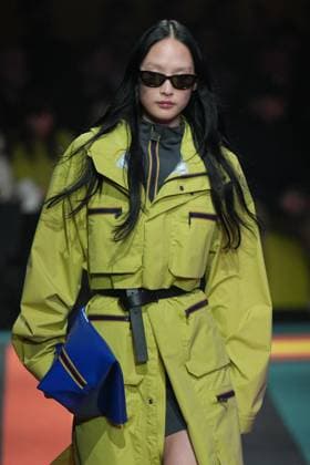 Milan, Milan Women s Fashion Week: Fall Winter 2025 26 - K—WAY Runway Show Milan, Milan Women s Fashion Week: Fall Winter 2025 26 - Women s Fashion, Fall Winter 2025 26 - K-Way fashion show - catwalk in the photo: Model MILAN Italy  Copyright: xIPA ABACAx