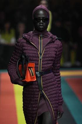 Milan, Milan Women s Fashion Week: Fall Winter 2025 26 - K—WAY Runway Show Milan, Milan Women s Fashion Week: Fall Winter 2025 26 - Women s Fashion, Fall Winter 2025 26 - K-Way fashion show - catwalk in the photo: Model MILAN Italy  Copyright: xIPA ABACAx