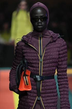 Milan, Milan Women s Fashion Week: Fall Winter 2025 26 - K—WAY Runway Show Milan, Milan Women s Fashion Week: Fall Winter 2025 26 - Women s Fashion, Fall Winter 2025 26 - K-Way fashion show - catwalk in the photo: Model MILAN Italy  Copyright: xIPA ABACAx