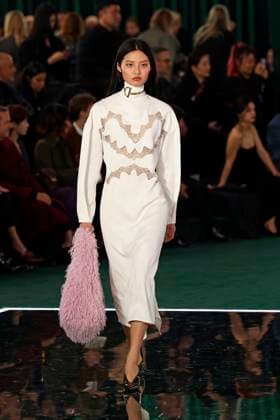 Gucci ready to wear fall winter 2025, Milan, February 2025. Gucci ready to wear fall winter 2025 runway at Milan fashion week, 25 February 2025., Credit:x Avalon London, UK  Copyright: xxx xAvalonx 0968818646