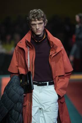Milan, Italy: Milan, Milan Women s Fashion Week: Fall Winter 2025 26 - Women s Fashion, Fall Winter 2025 26 - K-Way fashion show - catwalk in the photo: Model Milan Italy  - ZUMAp169 20250225_zea_p169_781 Copyright: xRiccardoxGIordanox