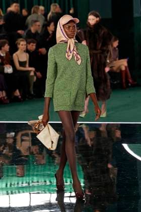 Gucci ready to wear fall winter 2025, Milan, February 2025. Gucci ready to wear fall winter 2025 runway at Milan fashion week, 25 February 2025., Credit:x Avalon London, UK  Copyright: xxx xAvalonx 0968818756