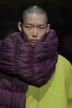 Milan, Italy: Milan, Milan Women s Fashion Week: Fall Winter 2025 26 - Women s Fashion, Fall Winter 2025 26 - K-Way fashion show - catwalk in the photo: Model Milan Italy  - ZUMAp169 20250225_zea_p169_800 Copyright: xRiccardoxGIordanox