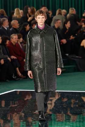 Gucci ready to wear fall winter 2025, Milan, February 2025. Gucci ready to wear fall winter 2025 runway at Milan fashion week, 25 February 2025., Credit:x Avalon London, UK  Copyright: xxx xAvalonx 0968818966