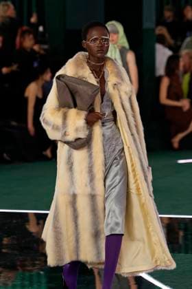 Gucci ready to wear fall winter 2025, Milan, February 2025. Gucci ready to wear fall winter 2025 runway at Milan fashion week, 25 February 2025., Credit:x Avalon London, UK  Copyright: xxx xAvalonx 0968819058