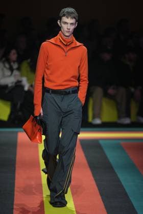 Milan, Italy: Milan, Milan Women s Fashion Week: Fall Winter 2025 26 - Women s Fashion, Fall Winter 2025 26 - K-Way fashion show - catwalk in the photo: Model Milan Italy  - ZUMAp169 20250225_zea_p169_832 Copyright: xRiccardoxGIordanox