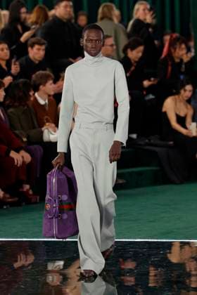 Gucci ready to wear fall winter 2025, Milan, February 2025. Gucci ready to wear fall winter 2025 runway at Milan fashion week, 25 February 2025., Credit:x Avalon London, UK  Copyright: xxx xAvalonx 0968819517
