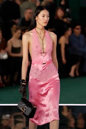 Gucci ready to wear fall winter 2025, Milan, February 2025. Gucci ready to wear fall winter 2025 runway at Milan fashion week, 25 February 2025., Credit:x Avalon London, UK  Copyright: xxx xAvalonx 0968819610