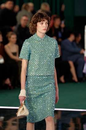 Gucci ready to wear fall winter 2025, Milan, February 2025. Gucci ready to wear fall winter 2025 runway at Milan fashion week, 25 February 2025., Credit:x Avalon London, UK  Copyright: xxx xAvalonx 0968820045