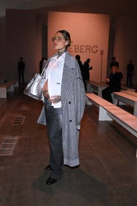 Milan, Milan Women s Fashion Week: Fall Winter 2025 26 - Women s Fashion, Fall Winter 2025 26.- ICEBERG fashion show - front row In the photo: Zoe Cristofoli  Copyright: xRiccardoxGIordanox xipa-agency.netx xRiccardoxGiordanox IPA_Agency_IPA54570971