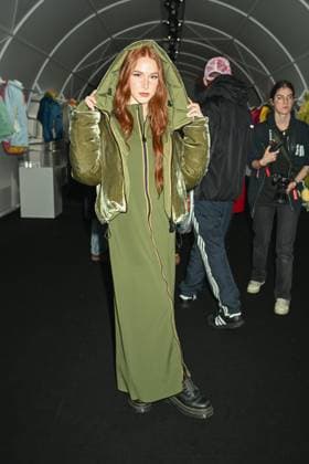 Milan, Milan Women s Fashion Week: Fall Winter 2025 - Women s Fashion, Fall Winter 2025.- K.WAY fashion show - guests in the photo: guest  Copyright: xSimonaxChiocciax xipa-agency.netx xSimonaxChiocciax IPA_Agency_IPA54572600