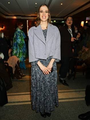 Milan, Milan Women s Fashion Week: Fall Winter 2025 - Luisa Beccaria fashion show - front row - In the photo: Carolina Kostner  Copyright: xSimonaxChiocciax xipa-agency.netx xFotosickix IPA_Agency_IPA54599191