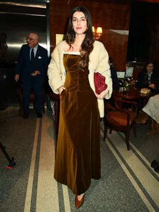 Milan, Milan Women s Fashion Week: Fall Winter 2025 - Luisa Beccaria fashion show - front row - Pictured: Kyra Kennedy  Copyright: xSimonaxChiocciax xipa-agency.netx xFotosickix IPA_Agency_IPA54599259