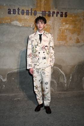Milan, Italy: Milan, Milan Women s Fashion Week: Fall Winter 2025 - Women s Fashion, Fall Winter 2025.- Antonio Marras fashion show - guests in the photo: Michele Bravi Milan Italy  - ZUMAp169 20250226_zea_p169_409 Copyright: xSimonaxChiocciax