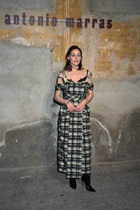 Milan, Italy: Milan, Milan Women s Fashion Week: Fall Winter 2025 - Women s Fashion, Fall Winter 2025.- Antonio Marras fashion show - guests in the photo: Olivia Palermo Milan Italy  - ZUMAp169 20250226_zea_p169_466 Copyright: xSimonaxChiocciax
