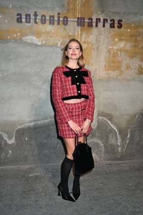 Milan, Italy: Milan, Milan Women s Fashion Week: Fall Winter 2025 - Women s Fashion, Fall Winter 2025.- Antonio Marras fashion show - guests in the photo: Ginta Biku Milan Italy  - ZUMAp169 20250226_zea_p169_470 Copyright: xSimonaxChiocciax
