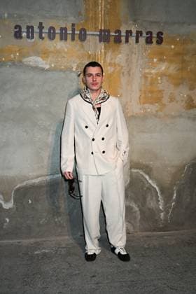 Milan, Italy: Milan, Milan Women s Fashion Week: Fall Winter 2025 - Women s Fashion, Fall Winter 2025.- Antonio Marras fashion show - guests in the photo: Aron Piper Milan Italy  - ZUMAp169 20250226_zea_p169_488 Copyright: xSimonaxChiocciax