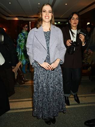Milan, Italy: Milan, Milan Women s Fashion Week: Fall Winter 2025 - Luisa Beccaria fashion show - front row - In the photo: Carolina Kostner Milan Italy  - ZUMAp169 20250226_zea_p169_512 Copyright: xSimonaxChiocciax