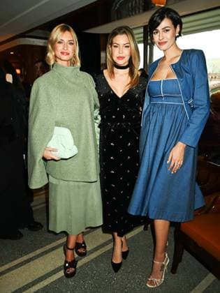 Milan, Italy: Milan, Milan Women s Fashion Week: Fall Winter 2025 - Luisa Beccaria Fashion Show - front row - In the photo: guest, costanza caracciolo. Alice Sabatini Milan Italy  - ZUMAp169 20250226_zea_p169_525 Copyright: xSimonaxChiocciax