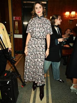 Milan, Italy: Milan, Milan Women s Fashion Week: Fall Winter 2025 - Luisa Beccaria fashion show - front row - Pictured: guest Milan Italy  - ZUMAp169 20250226_zea_p169_527 Copyright: xSimonaxChiocciax