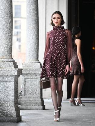 - Milan, Milan Women s Fashion Week: Fall Winter 2025 26 - Luisa Beccaria Fashion Show - Catwalk Rome  Copyright: xIPA ABACAx