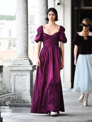Rome: Milan, Milan Women s Fashion Week: Fall Winter 2025 26 - Luisa Beccaria Fashion Show - Catwalk Rome  - ZUMAp169 20250226_zea_p169_542 Copyright: xSimonaxChiocciax