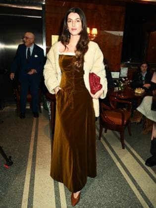 February 26, 2025, Milan, Italy: KYRA KENNEDY arrives at the Luisa Beccaria Fall Winter 2025 fashion show during Milan Women s Fashion Week in Milan, Italy. Milan Italy  - ZUMAp169 20250226_zea_p169_524 Copyright: xSimonaxChiocciax