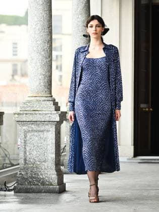 Rome: Milan, Milan Women s Fashion Week: Fall Winter 2025 26 - Luisa Beccaria Fashion Show - Catwalk Rome  - ZUMAp169 20250226_zea_p169_544 Copyright: xSimonaxChiocciax