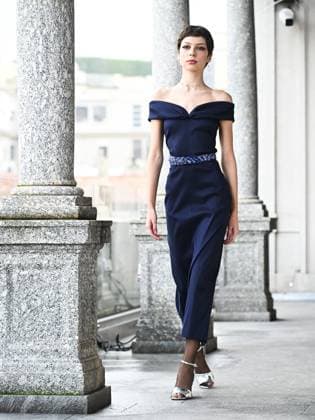 Rome: Milan, Milan Women s Fashion Week: Fall Winter 2025 26 - Luisa Beccaria Fashion Show - Catwalk Rome  - ZUMAp169 20250226_zea_p169_547 Copyright: xSimonaxChiocciax