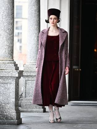 Rome: Milan, Milan Women s Fashion Week: Fall Winter 2025 26 - Luisa Beccaria Fashion Show - Catwalk Rome  - ZUMAp169 20250226_zea_p169_550 Copyright: xSimonaxChiocciax