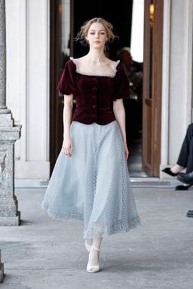 Luisa Beccaria Ready to wear fall winter 2025:26 MILAN February 2025 Luisa Beccaria Ready to wear fall winter 2025:26 MILAN February 2025, Credit:Zeppelin Avalon  Copyright: xZeppelinx xAvalonx 0969216631