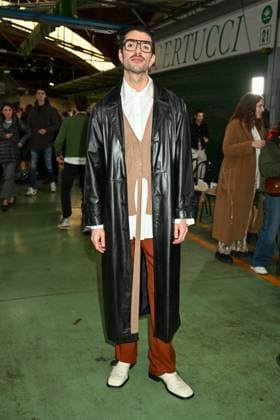 Milan, Milan Women s Fashion Week: Fall Winter 2025 - Women s Fashion, Fall Winter 2025.- Marco Rambaldi fashion show - guests in the photo Luigi Giaretti  Copyright: xSimonaxChiocciax xipa-agency.netx xSimonaxChiocciax IPA_Agency_IPA54605488