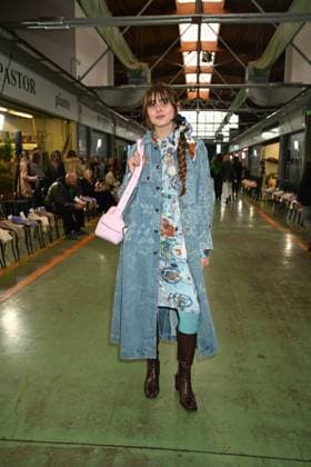 Milan, Milan Women s Fashion Week: Fall Winter 2025 - Marco Rambaldi Fashion Show - Guests Milan, Milan Women s Fashion Week: Fall Winter 2025 - Women s Fashion, Fall Winter 2025.- Marco Rambaldi fashion show - guests in the photo: Giada Zappa MILAN Italy  Copyright: xIPA ABACAx