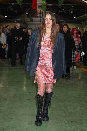 Milan, Milan Women s Fashion Week: Fall Winter 2025 - Women s Fashion, Fall Winter 2025.- Marco Rambaldi fashion show - guests in the photo: Veronica Yoko Plebani  Copyright: xSimonaxChiocciax xipa-agency.netx xSimonaxChiocciax IPA_Agency_IPA54605561