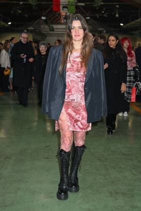 Milan, Italy: Milan, Milan Women s Fashion Week: Fall Winter 2025 - Women s Fashion, Fall Winter 2025.- Marco Rambaldi fashion show - guests in the photo: Veronica Yoko Plebani Milan Italy  - ZUMAp169 20250226_zea_p169_693 Copyright: xSimonaxChiocciax