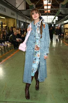 Milan, Italy: Milan, Milan Women s Fashion Week: Fall Winter 2025 - Women s Fashion, Fall Winter 2025.- Marco Rambaldi fashion show - guests in the photo: Giada Zappa Milan Italy  - ZUMAp169 20250226_zea_p169_662 Copyright: xSimonaxChiocciax