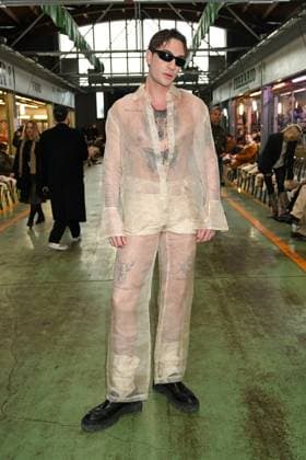 Milan, Italy: Milan, Milan Women s Fashion Week: Fall Winter 2025 - Women s Fashion, Fall Winter 2025.- Marco Rambaldi fashion show - guests in the photo: Daniele Oscar Spada Milan Italy  - ZUMAp169 20250226_zea_p169_671 Copyright: xSimonaxChiocciax