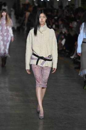 Milan, Milan Women s Fashion Week: Fall Winter 2025 - Women s Fashion, Fall Winter 2025.- Marco Rambaldi fashion show - catwalk in the photo: model  Copyright: xSimonaxChiocciax xipa-agency.netx xSimonaxChiocciax IPA_Agency_IPA54607442