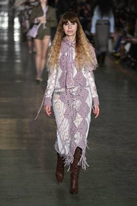 Milan, Milan Women s Fashion Week: Fall Winter 2025 - Women s Fashion, Fall Winter 2025.- Marco Rambaldi fashion show - catwalk in the photo: model  Copyright: xSimonaxChiocciax xipa-agency.netx xSimonaxChiocciax IPA_Agency_IPA54607445