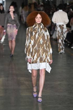 Milan, Milan Women s Fashion Week: Fall Winter 2025 - Women s Fashion, Fall Winter 2025.- Marco Rambaldi fashion show - catwalk in the photo: model  Copyright: xSimonaxChiocciax xipa-agency.netx xSimonaxChiocciax IPA_Agency_IPA54607450