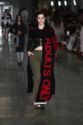 Milan, Milan Women s Fashion Week: Fall Winter 2025 - Women s Fashion, Fall Winter 2025.- Marco Rambaldi fashion show - catwalk in the photo: model  Copyright: xSimonaxChiocciax xipa-agency.netx xSimonaxChiocciax IPA_Agency_IPA54607483