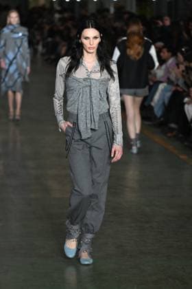 Milan, Milan Women s Fashion Week: Fall Winter 2025 - Women s Fashion, Fall Winter 2025.- Marco Rambaldi fashion show - catwalk in the photo: model  Copyright: xSimonaxChiocciax xipa-agency.netx xSimonaxChiocciax IPA_Agency_IPA54607495